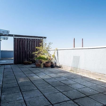 Business Apartment mit Blick auf die Skyline von Essen Exterior foto